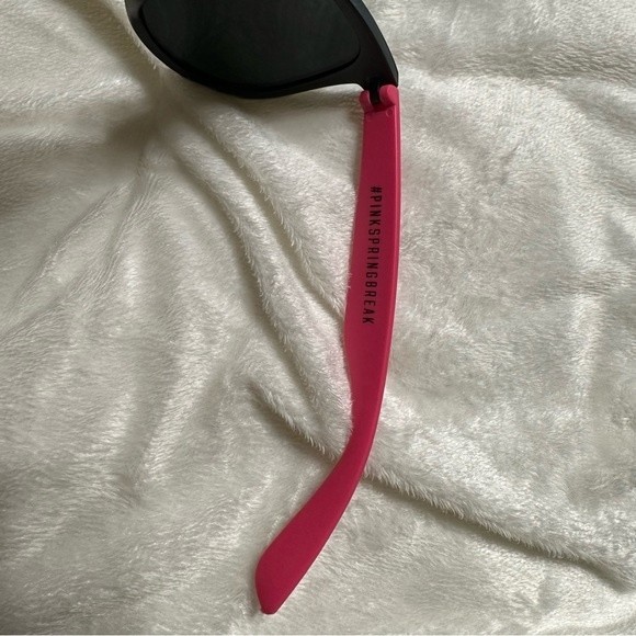 VICTORIA’S Secret PINK Spring Break Plastic Frame Pink Yellow Mirror Sunglasses - Picture 7 of 7